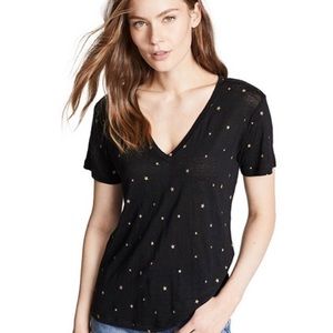 Rails V Neck Short Sleeve Star Shirt